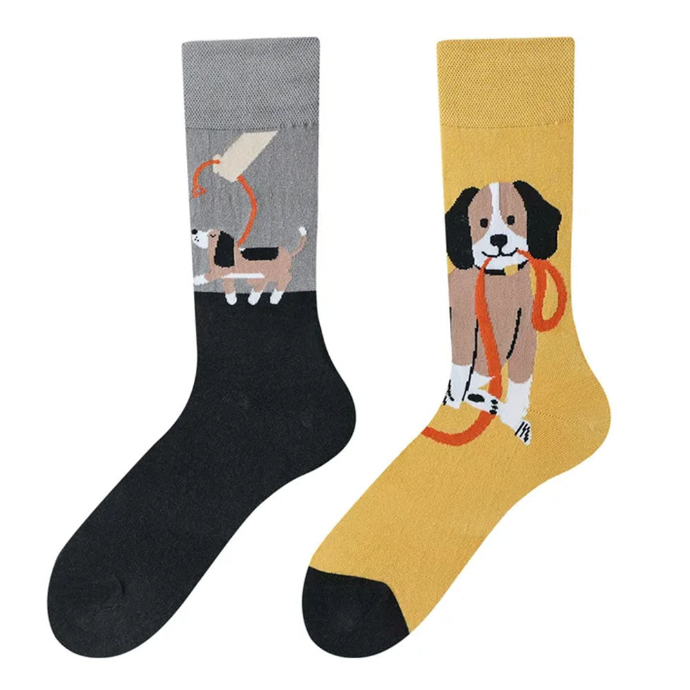 cute puppy mismatched socks boogzel clothing