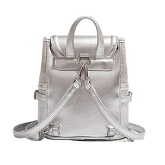 cyber aesthetic silver backpack boogzel clothing