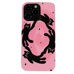 dancing cats iphone case boogzel clothing