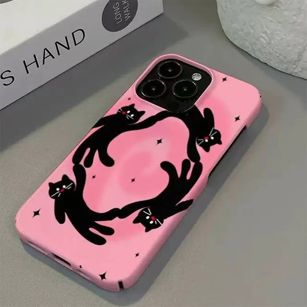 dancing cats iphone case boogzel clothing