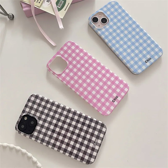 danish pastel checkered iphone case boogzel clothing