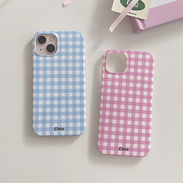 danish pastel checkered iphone case boogzel clothing