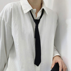 dark academia black tie boogzel clothing