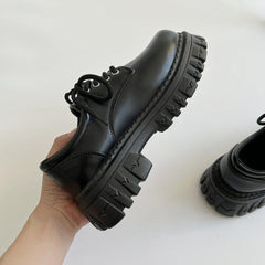 dark academia chunky platform boots boogzel clothing