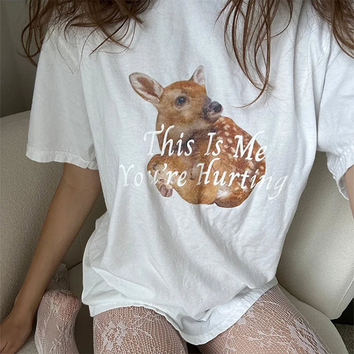 deer graphic t-shirt boogzel clothing