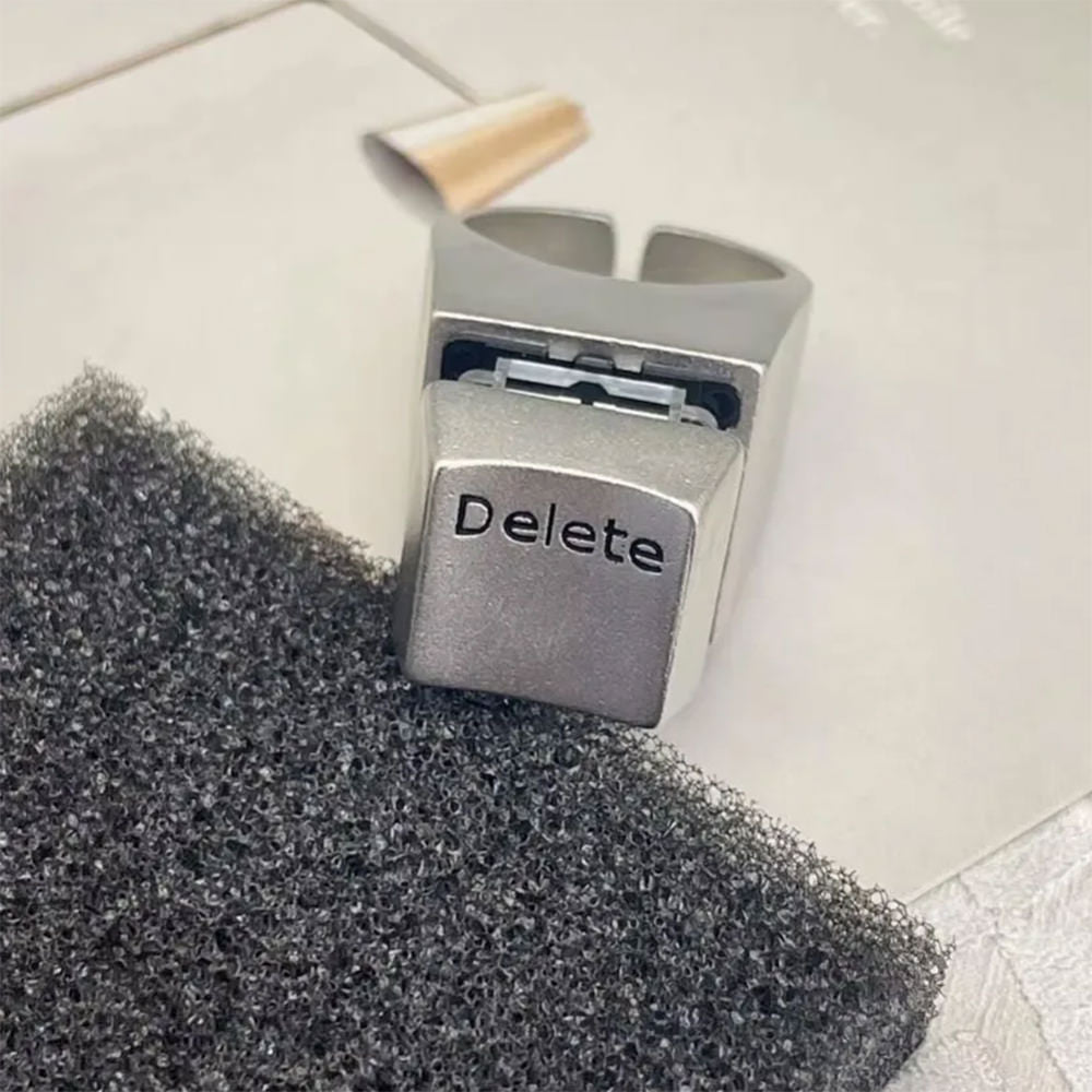 delete chunky ring boogzel clothing