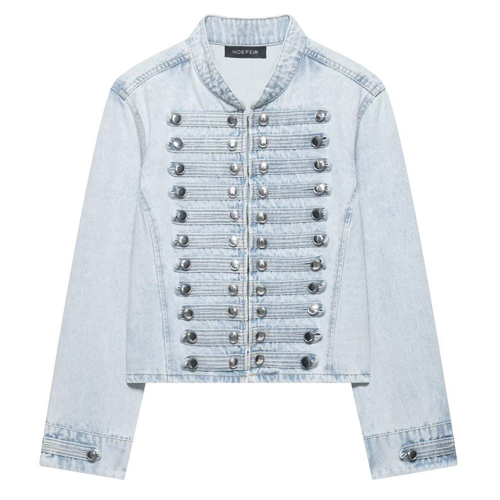 aesthetic denim jacket boogzel clothing