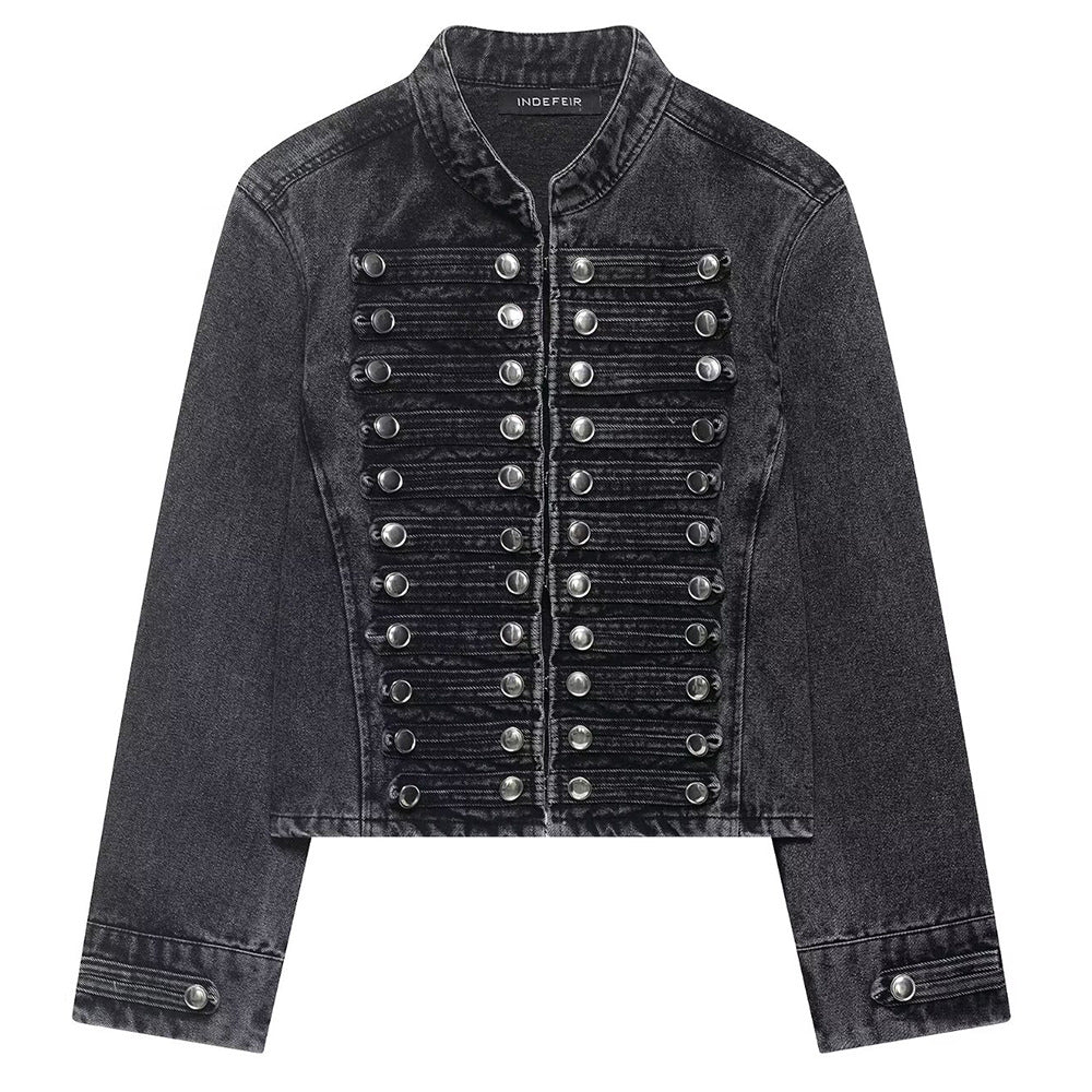 aesthetic denim jacket boogzel clothing