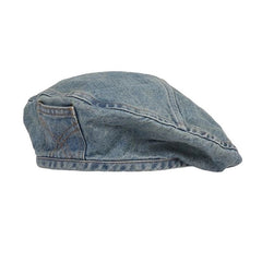 denim beret hat boogzel clothing