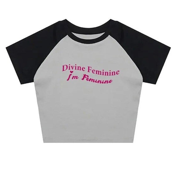 divine feminine baby tee boogzel clothing