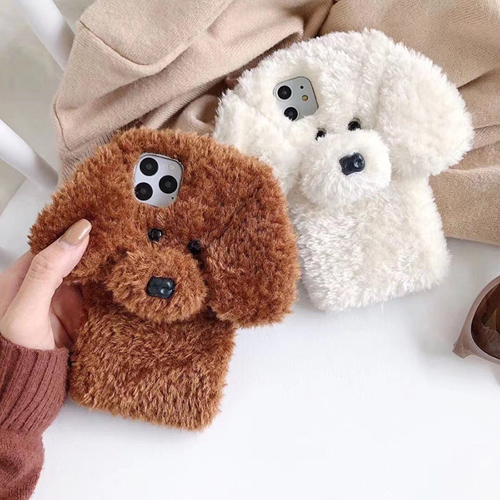 dog fluffy iphone case boogzel clothing