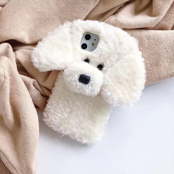 dog fluffy iphone case boogzel clothing