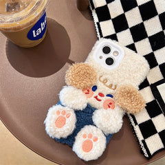 dog fuzzy iphone case boogzel clothing
