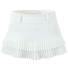 double layer pleated mini skirt boogzel clothing