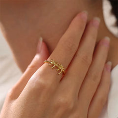 double bow ring boogzel clothing