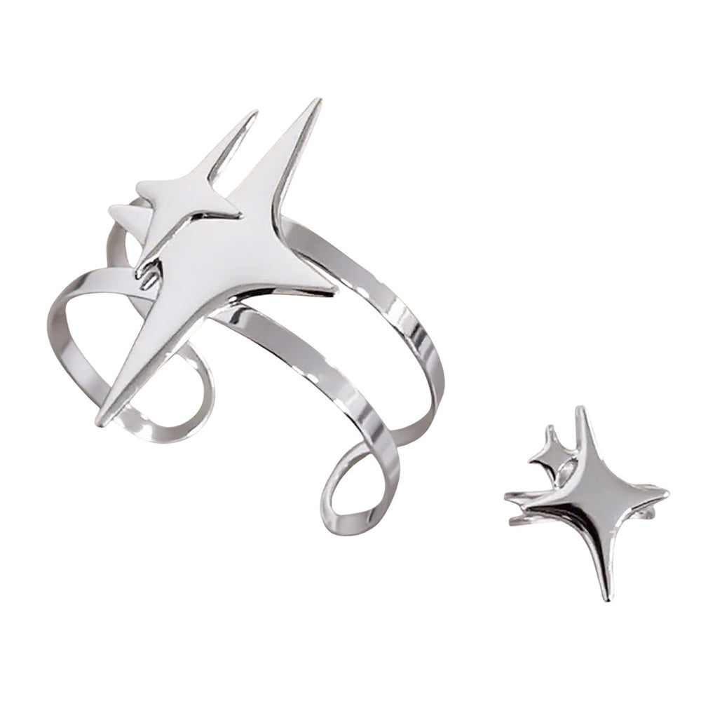 double star ring bracelet set boogzel clothing