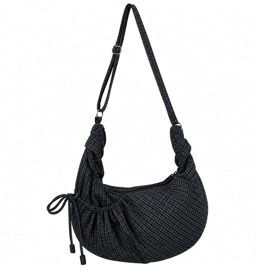 downtown girl plaid shoulder bag boogzel clothing