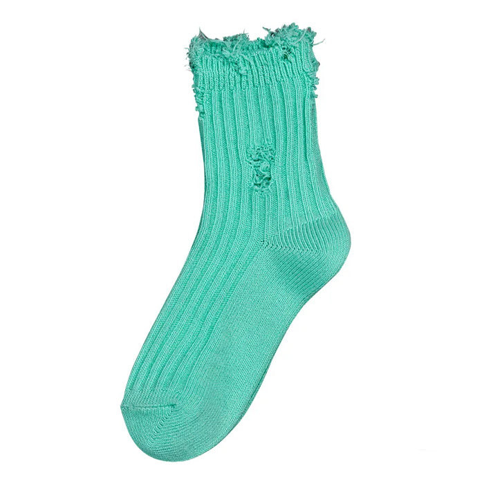 green destroyed socks boogzel clothing