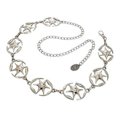 downtown girl star chain belt boogzel clothing