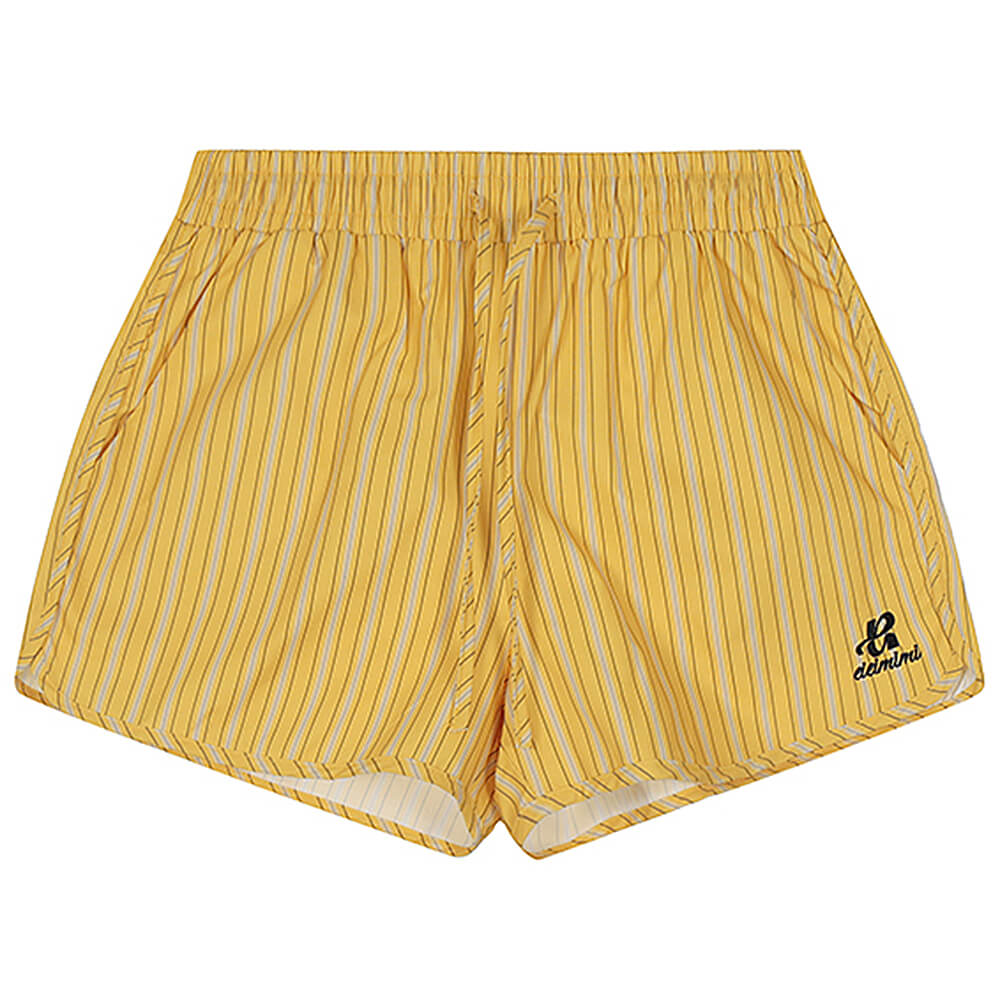 elastic waist pinstriped shorts boogzel clothing