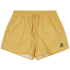 elastic waist pinstriped shorts boogzel clothing