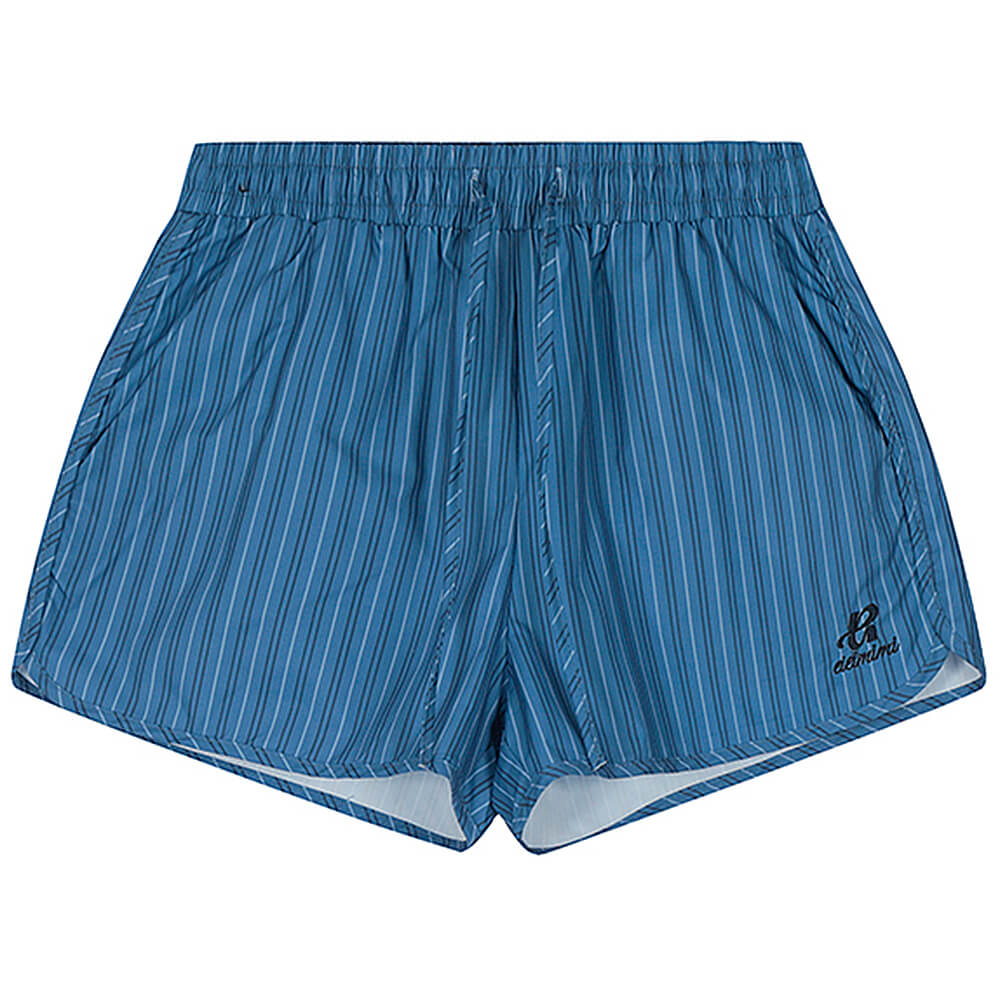 elastic waist pinstriped shorts boogzel clothing