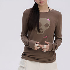 emo phase skull long sleeve top boogzel clothing