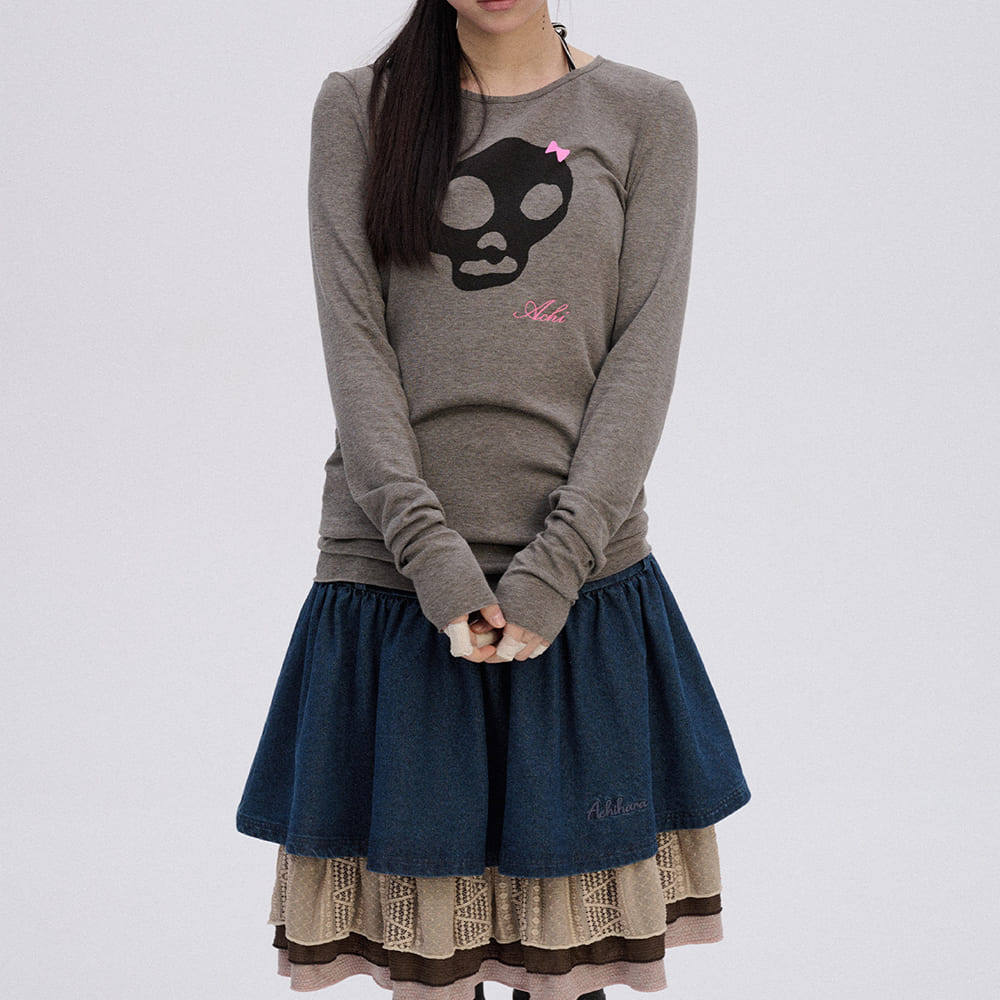 emo phase skull long sleeve top boogzel clothing