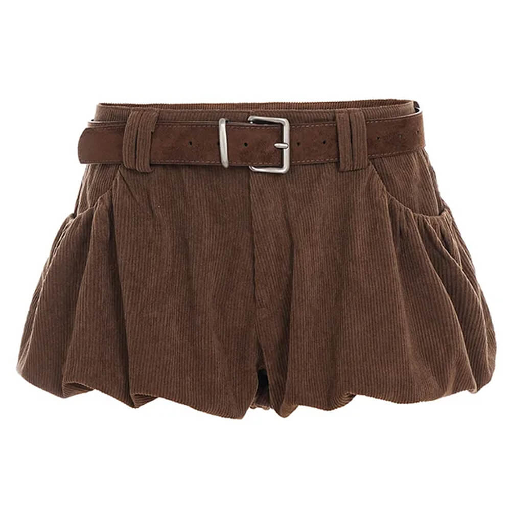 espresso days corduroy mini skirt boogzel clothing
