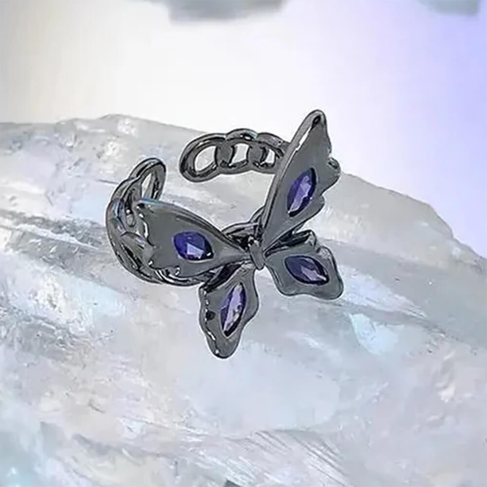 fairy grunge butterfly ring boogzel clothing