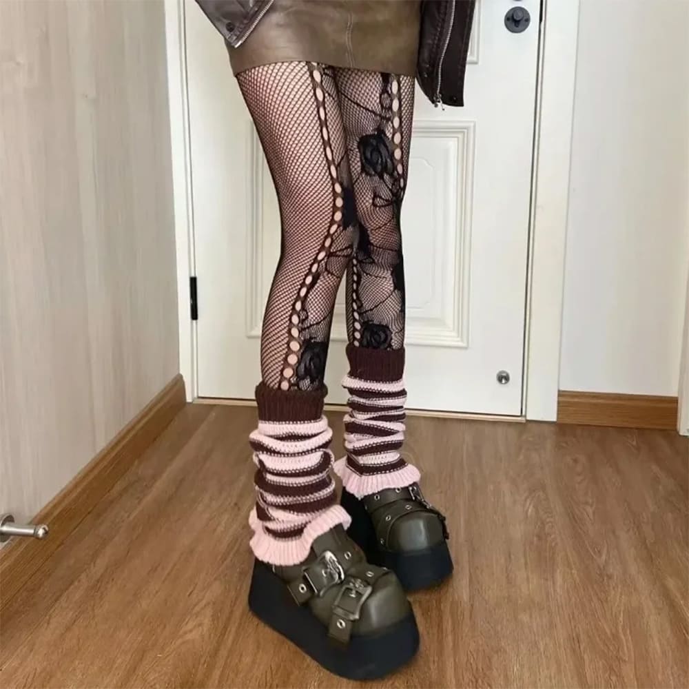 fairycore aesthetic fishnet tights boogzel clothing