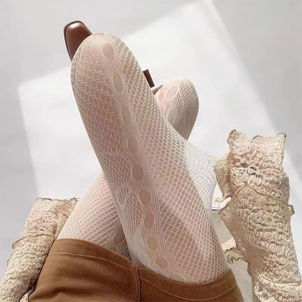 fairycore aesthetic fishnet tights boogzel clothing