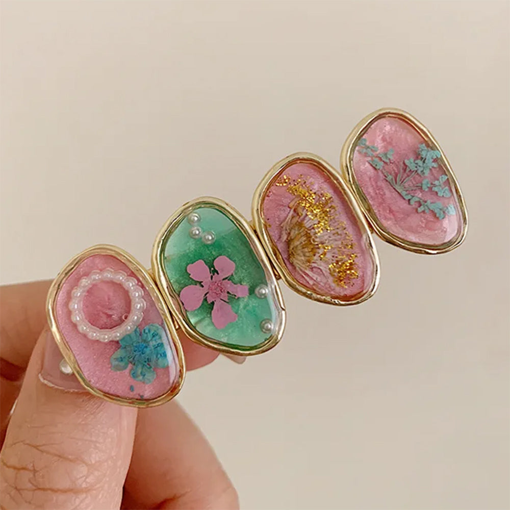 fairycore flower hair clips boogzel clothing