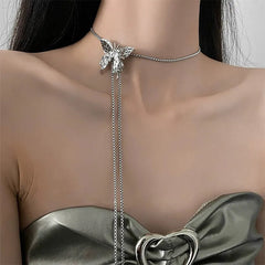 fairy grunge butterfly body chain boogzel clothing