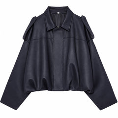 fall suede cropped jacket boogzel clothing