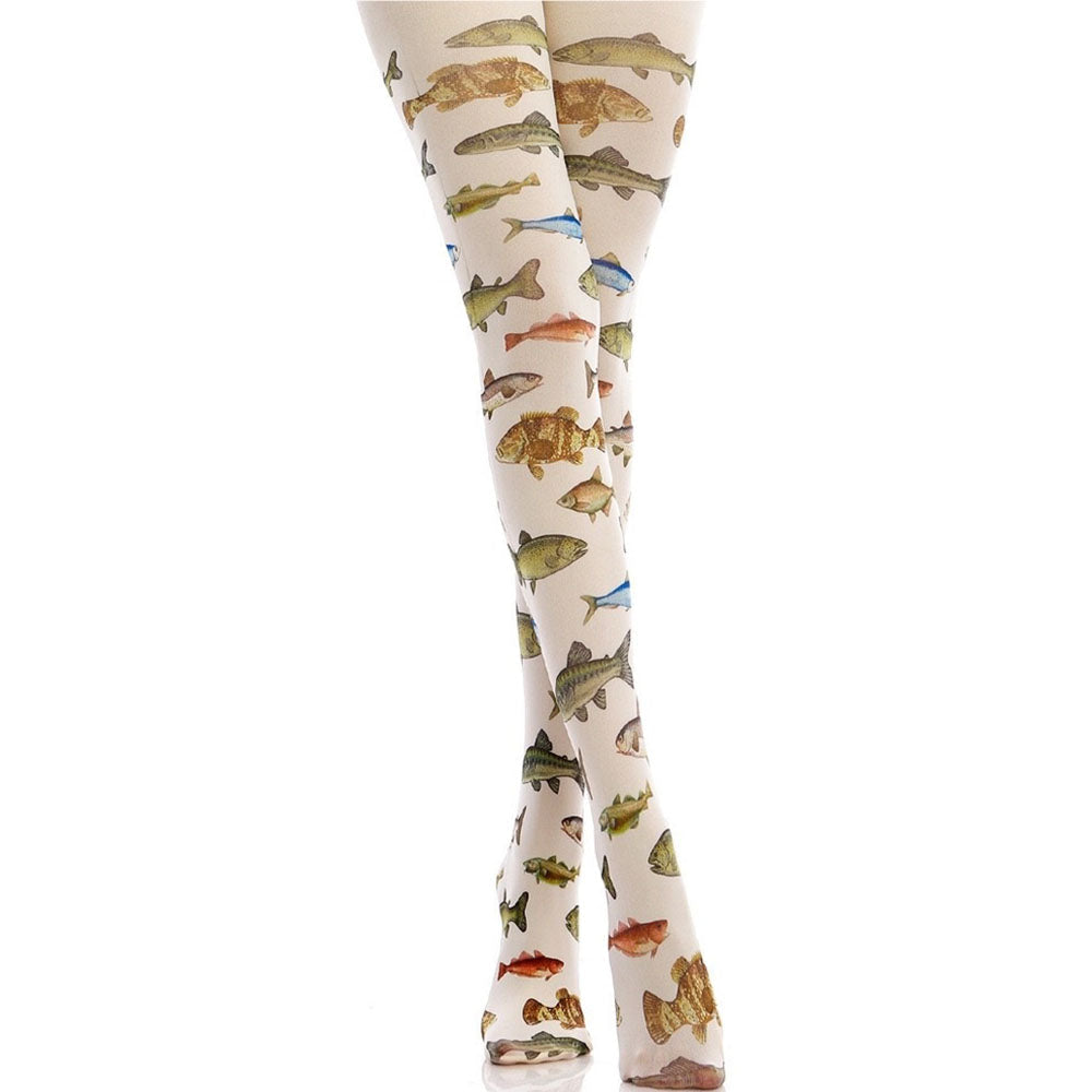 fish print tights boogzel clothing