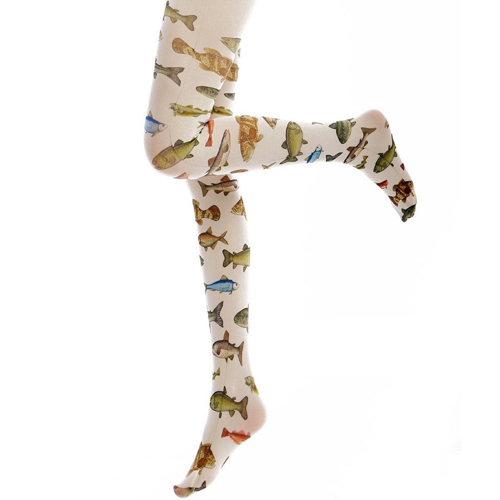 fish print tights boogzel clothing
