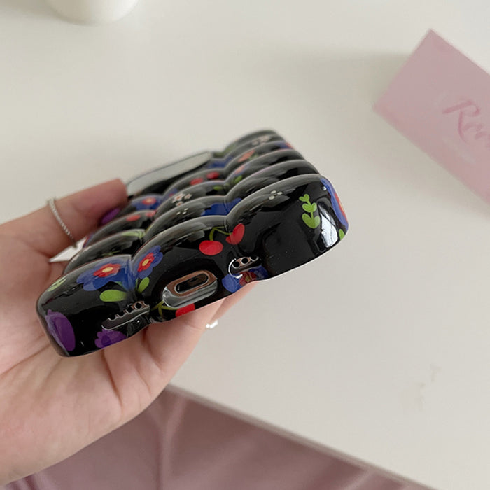 floral bubble iphone case boogzel clothing