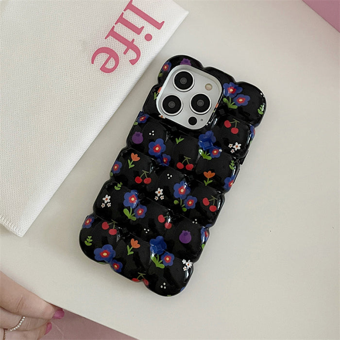 floral bubble iphone case boogzel clothing