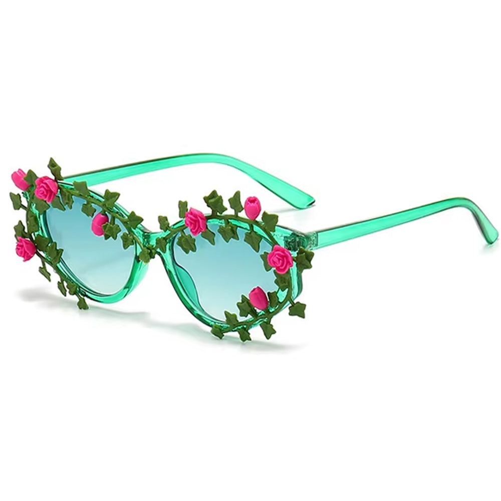 flower cat eye sunglasses boogzel clothing