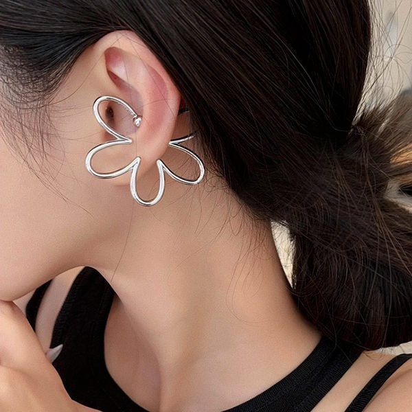 flower ear cuff boogzel clothing