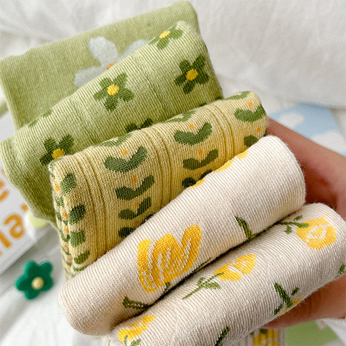 flower pattern pack socks boogzel clothing