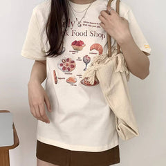 food aesthetic graphic t-shirt boogzel clothing