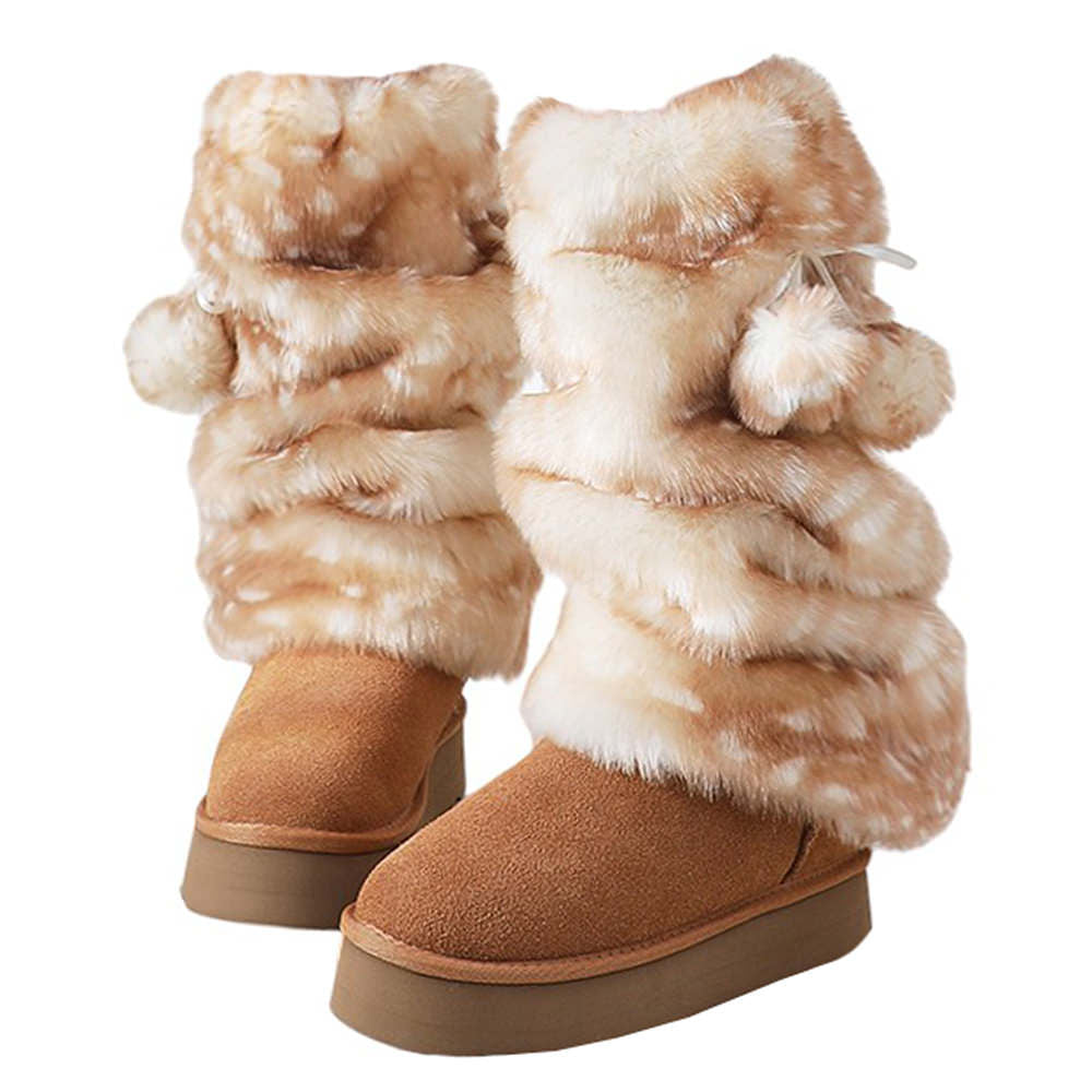 forest fawn fluffy leg warmers boogzel clothing