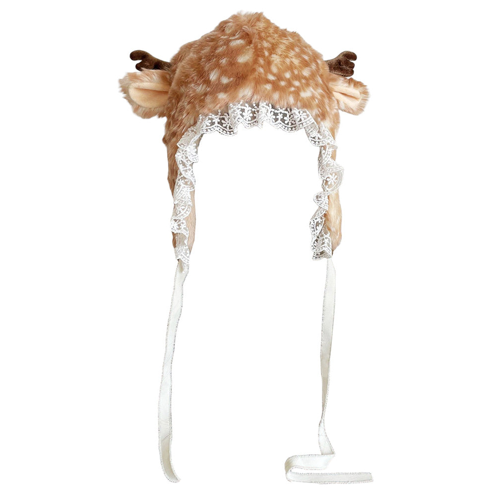 forest fawn lace hat boogzel clothing