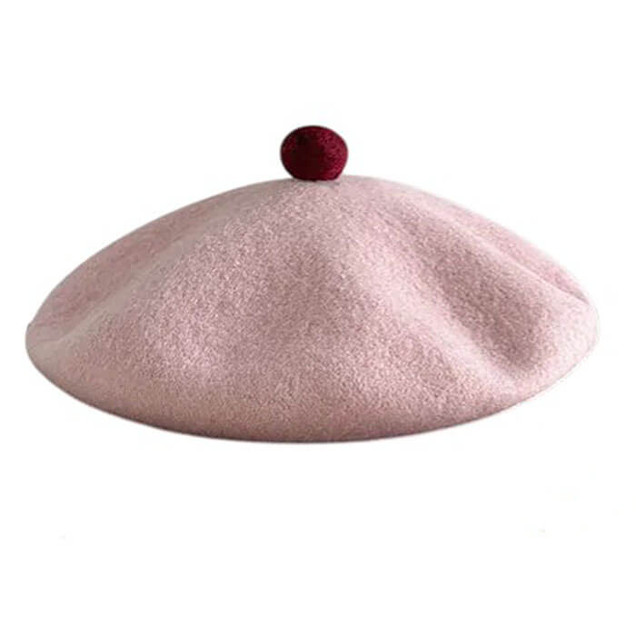 french girl wool beret hat boogzel clothing