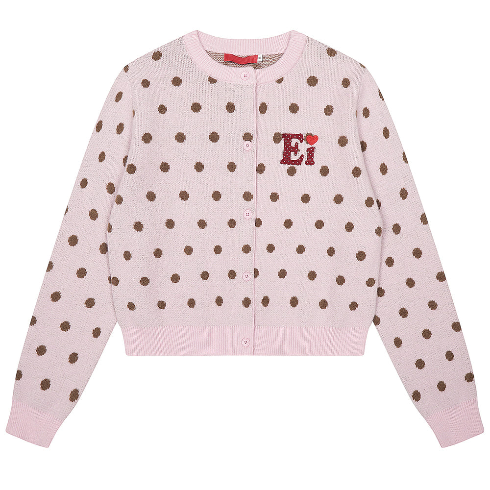 french girl polka dot cardigan boogzel clothing