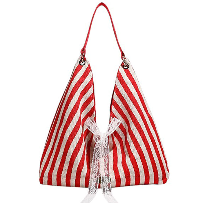 french summer striped sack bag boogzel clothing