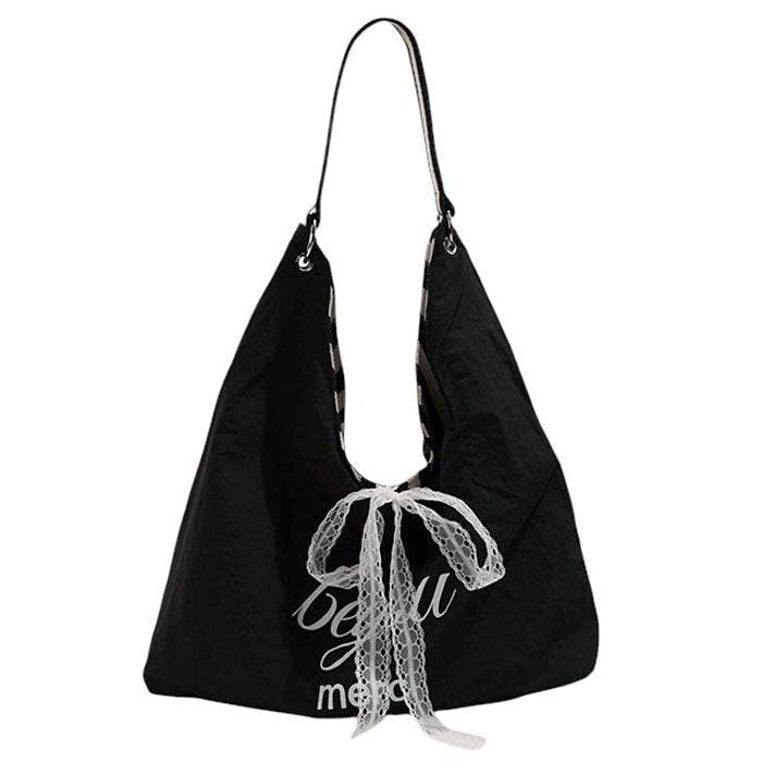 black and white double sided sack bag boogzel clothing