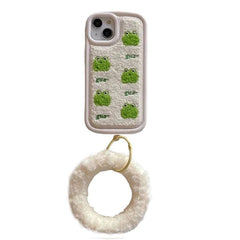frog embroidery iphone case boogzel clothing